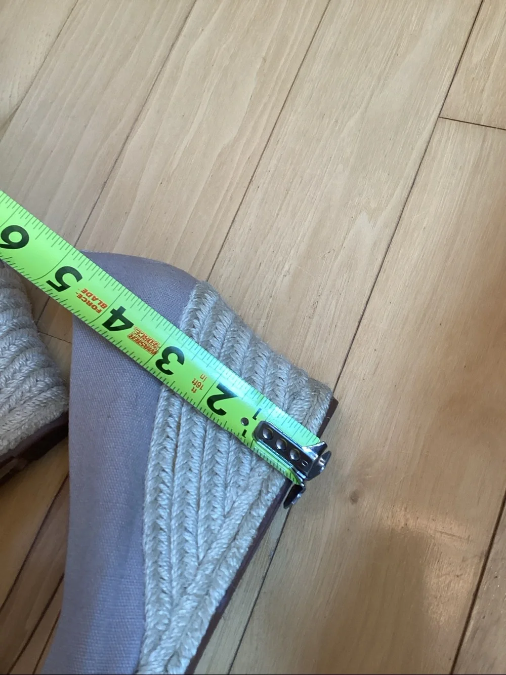 J.Crew beige canvas Seville espadrille wedge heel sandals. Women’s size 8.5